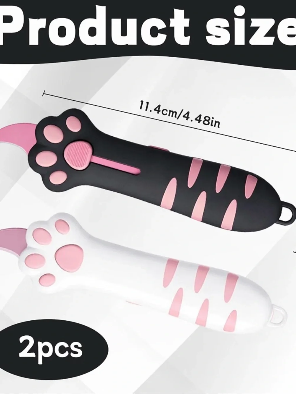 Cute Cat Paw Bundle — Laser Pointer/Flashlight + Box Cutter, NWOT  🐾🩷🤍